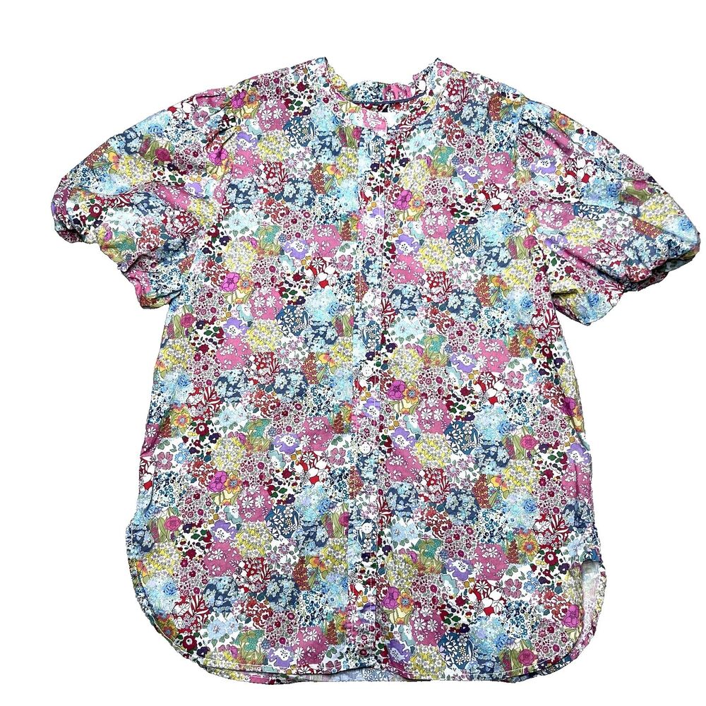 J. Crew Factory Floral Blouse - Multicolor